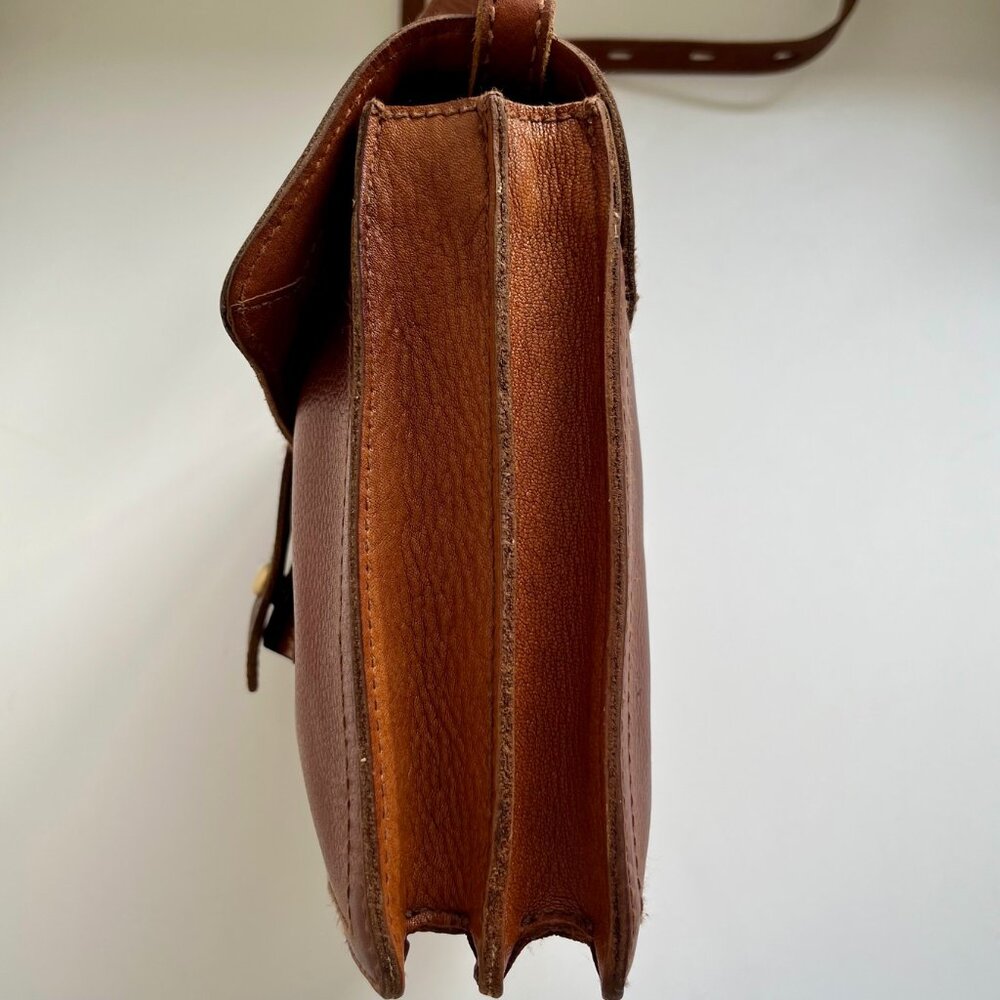 Vintage Madewell "The Sketchbook" Rich Brown Leather Bag - Picture 9 of 13